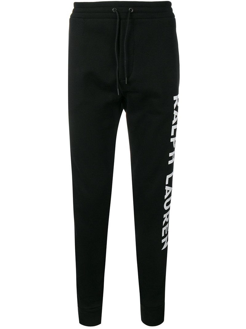 contrast logo track pants 1