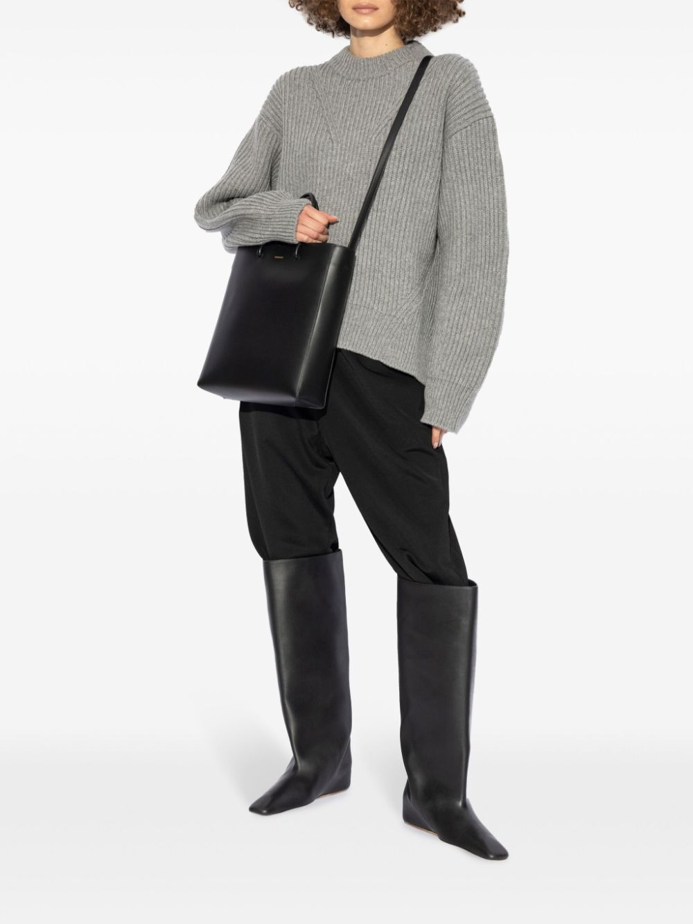 Jil Sander Women Maglione Girocollo A Coste - 4