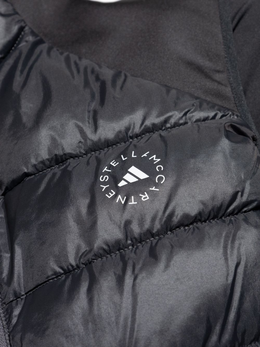 quilted panelled gilet - 5