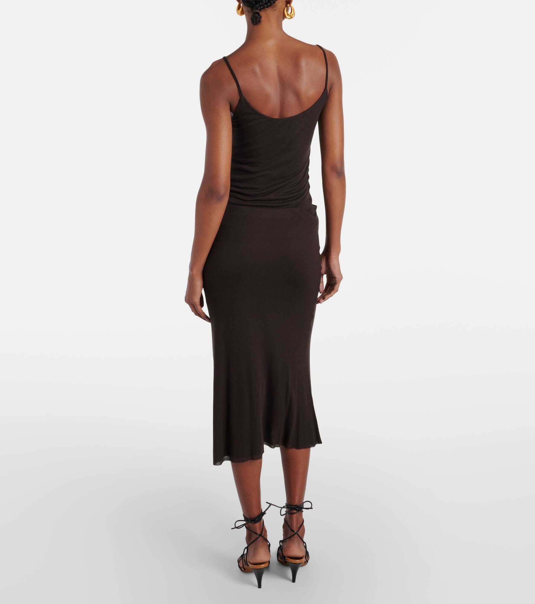 Leema jersey midi skirt - 3