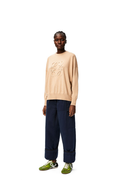 Loewe High waisted cargo trousers in cotton outlook