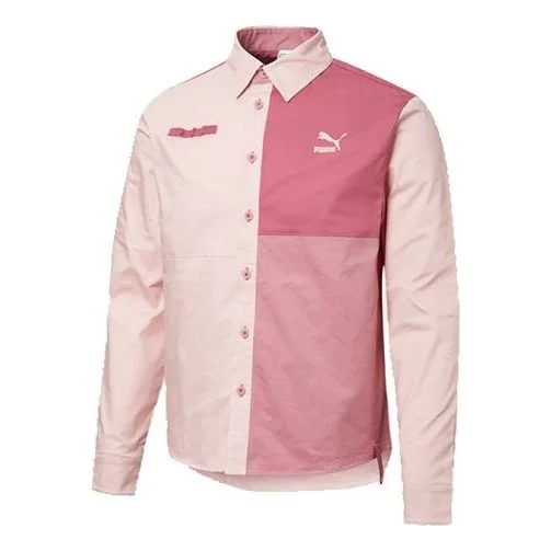 PUMA Outdoor Logo Shirt 'Pink White' 532188-15 - 1
