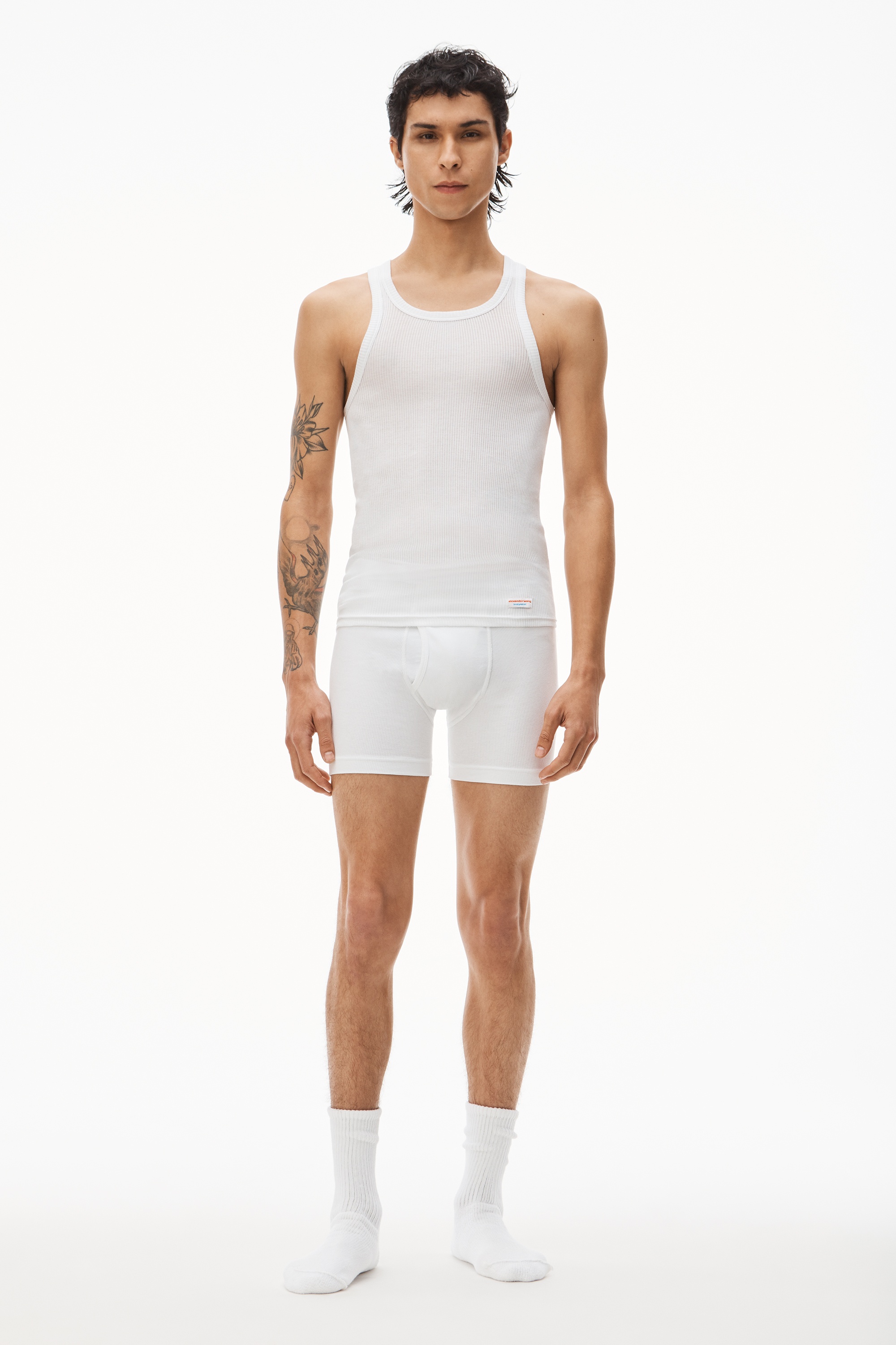 TANK IN RIBBED COTTON - 6