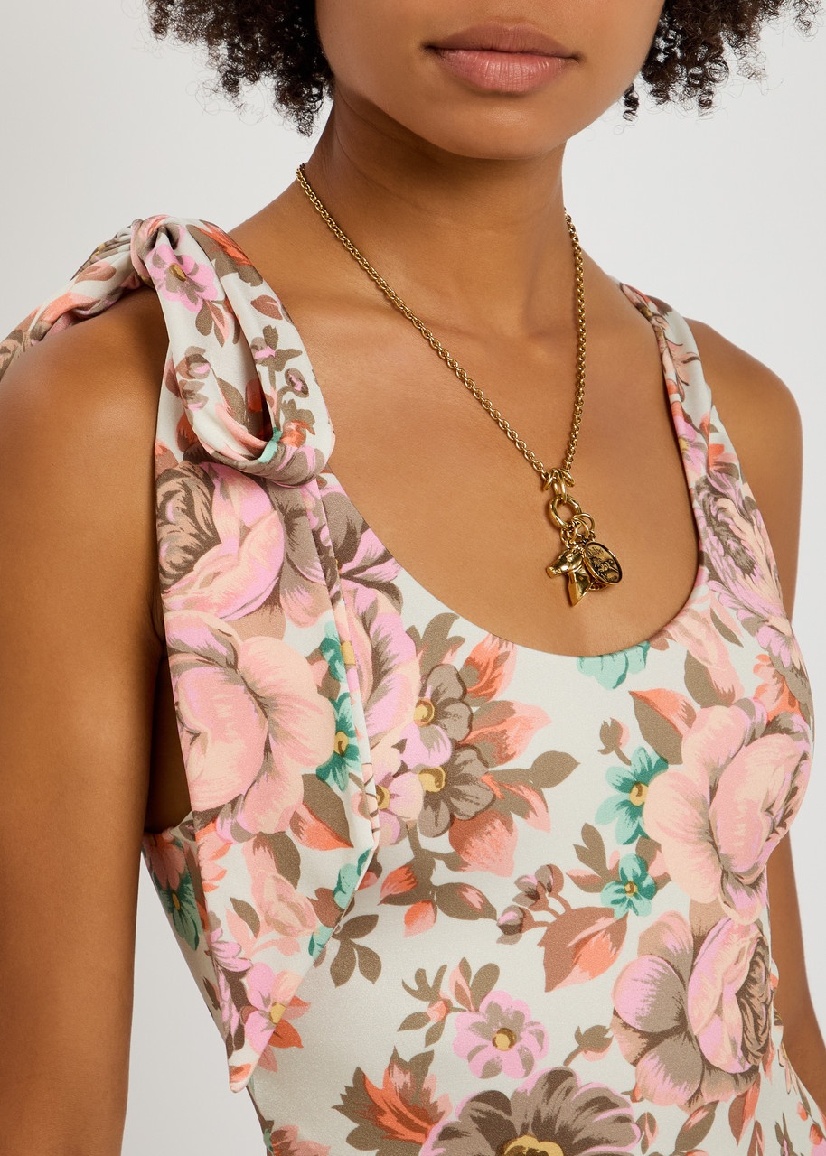 Chloe Floral-print Stretch-polyamide Swimsuit - 5