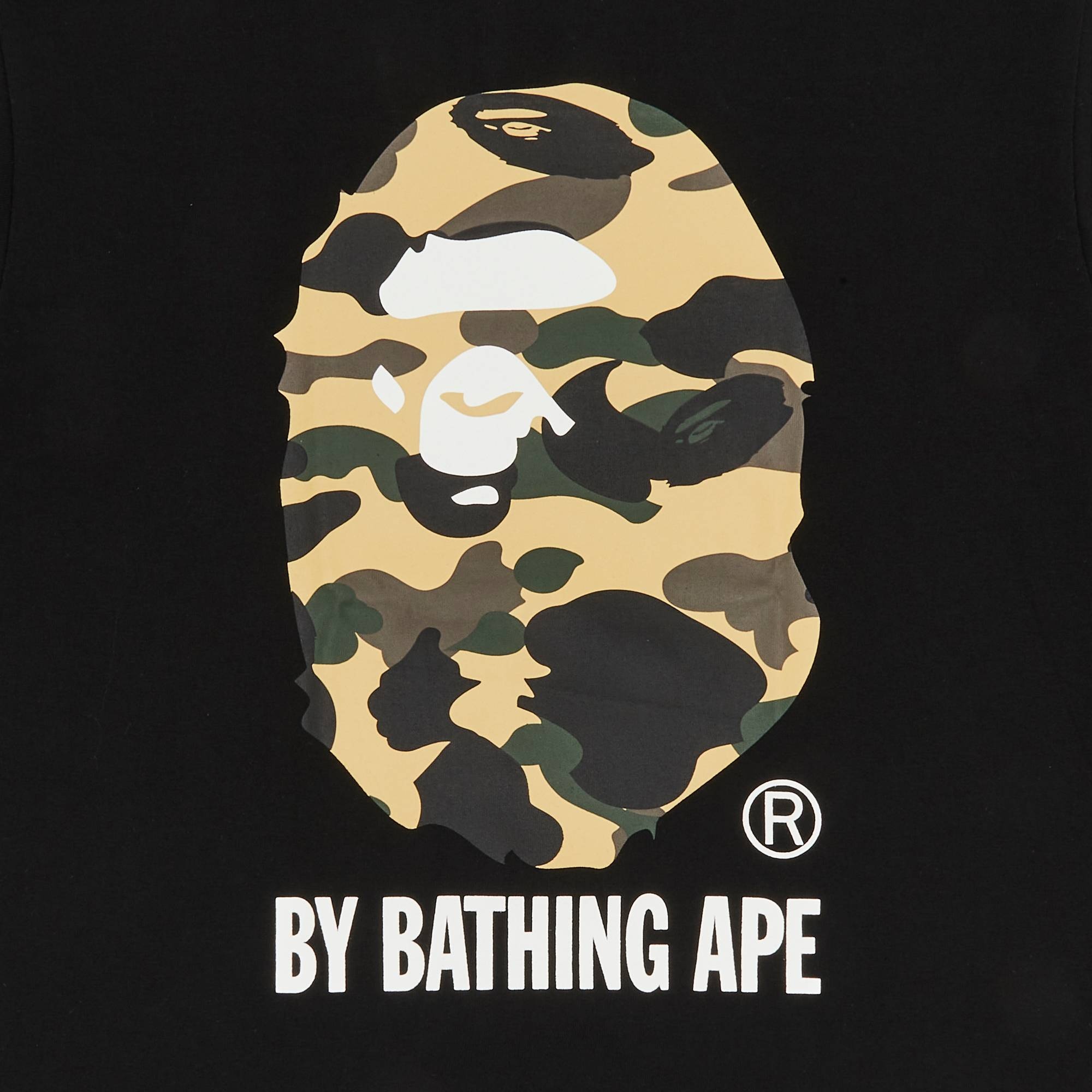 BAPE 1st Camo By Bathing Tee 'Black' - 3