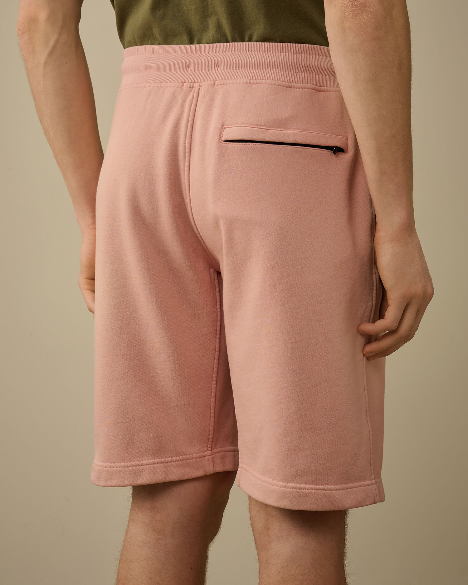 Cotton Diagonal Fleece Logo Shorts - 6