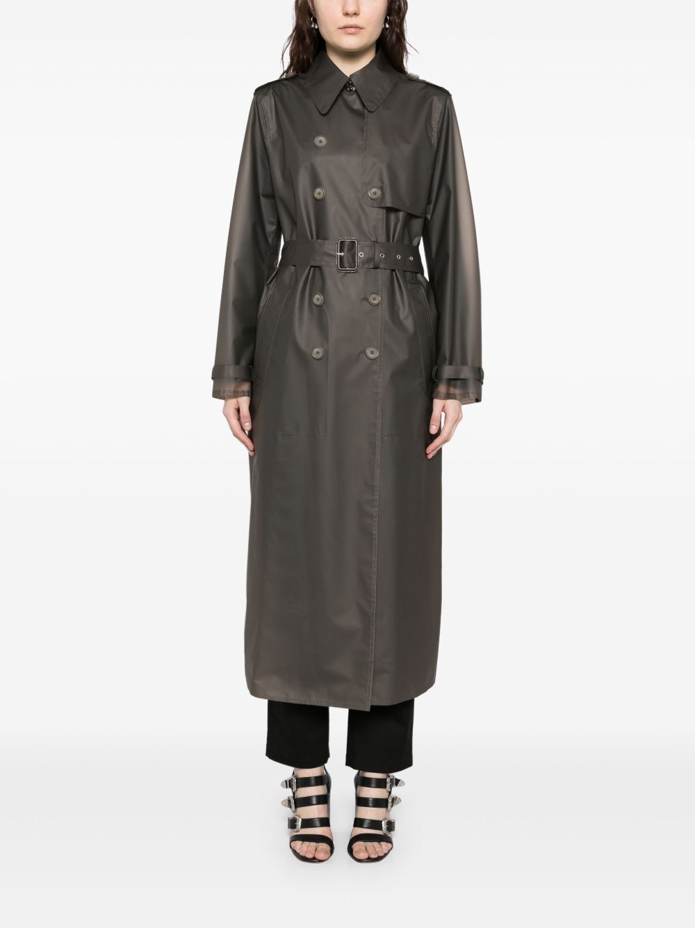 technical trench coat - 2