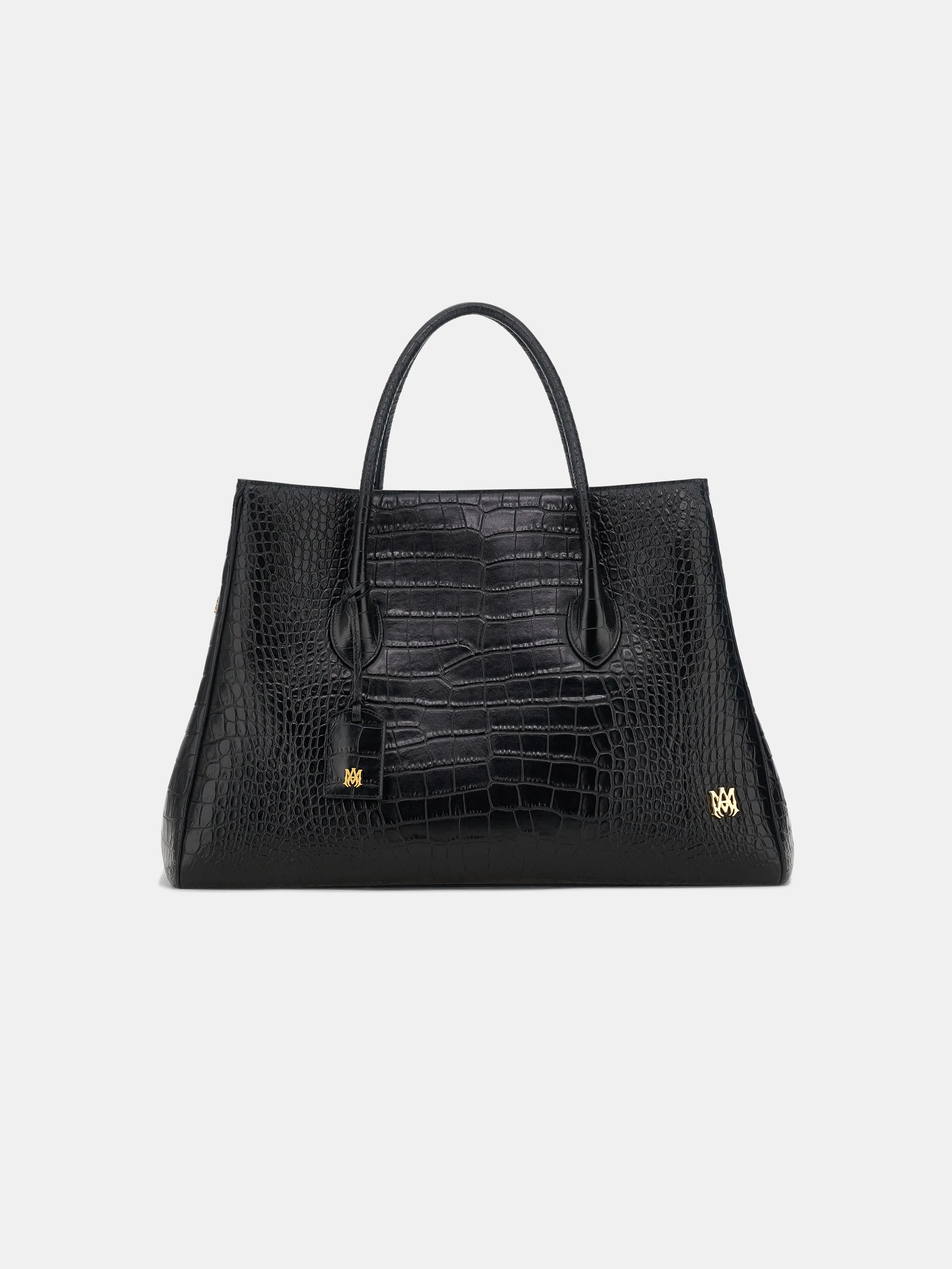 EMBOSSED CROC HONEY 50 TOTE - 1