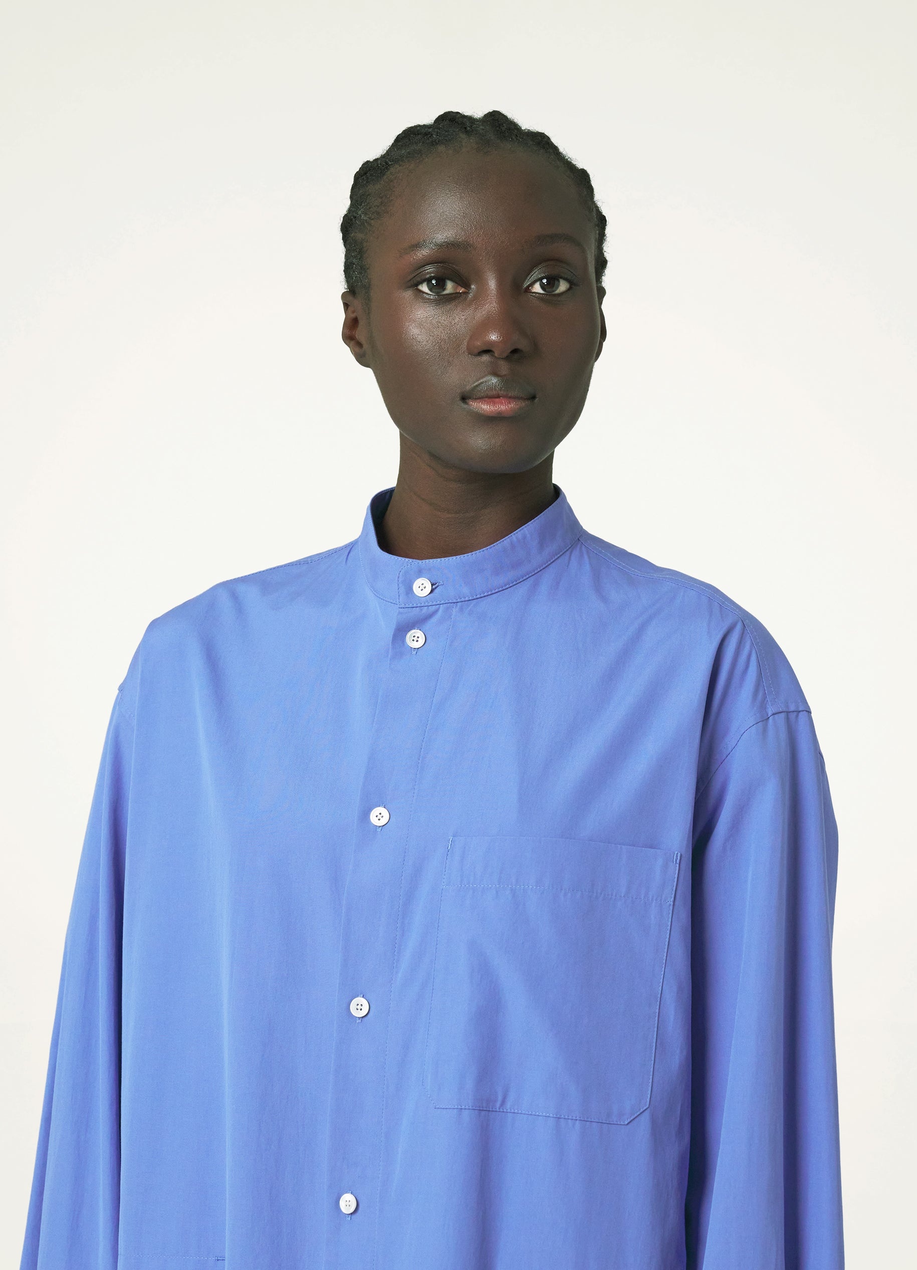OFFICER COLLAR SHIRT DRESS - 5