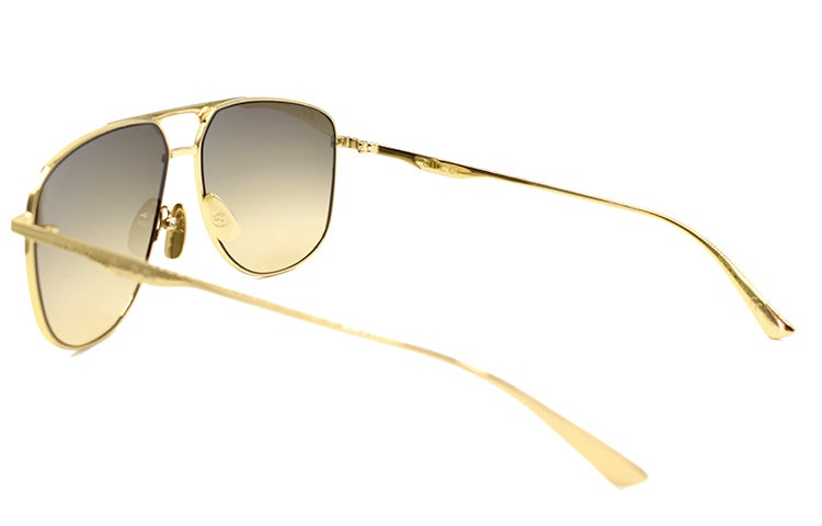 Gucci Series Business travel Version Lens aviator Sunglasses Gold Color GG0336S-001 - 3