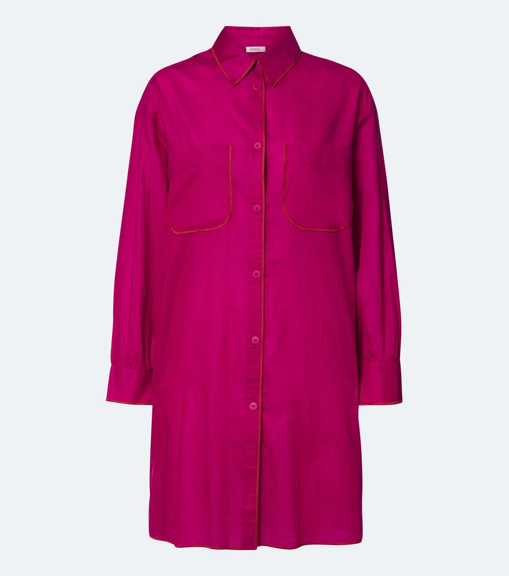 Phare cotton voile shirt dress - 1