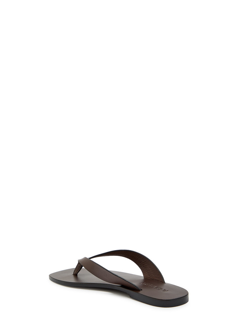A.EMERY A.emery Kinto Leather Flip Flops outlook