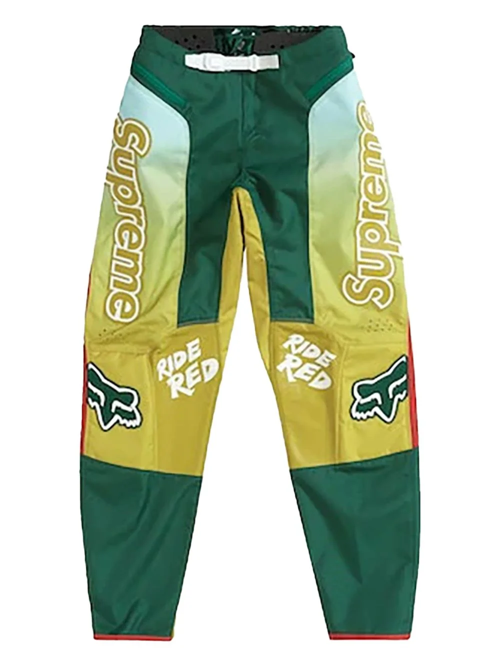 x Honda Fox Racing Moto "Moss Green" trousers - 1