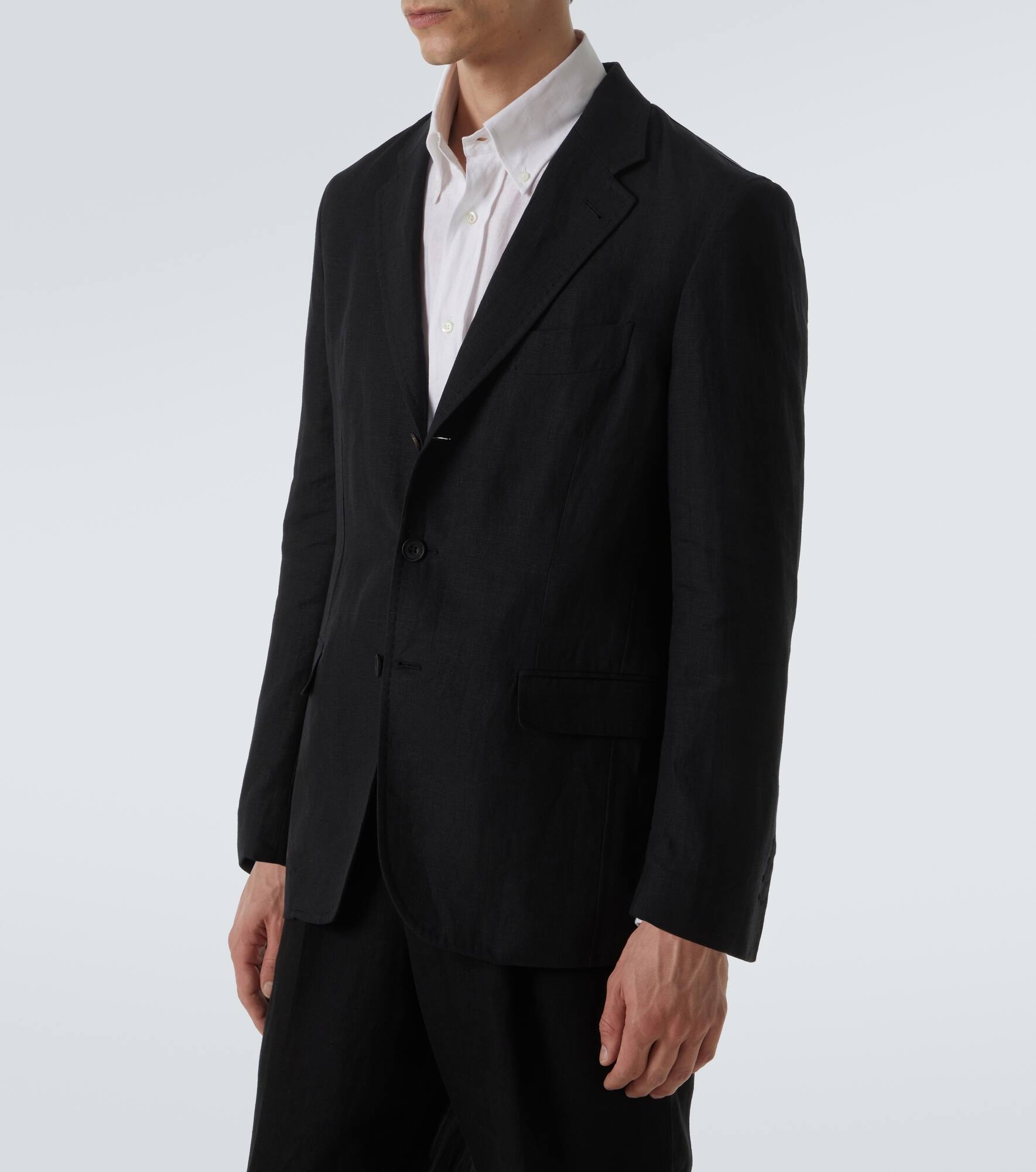 Linen blazer - 3