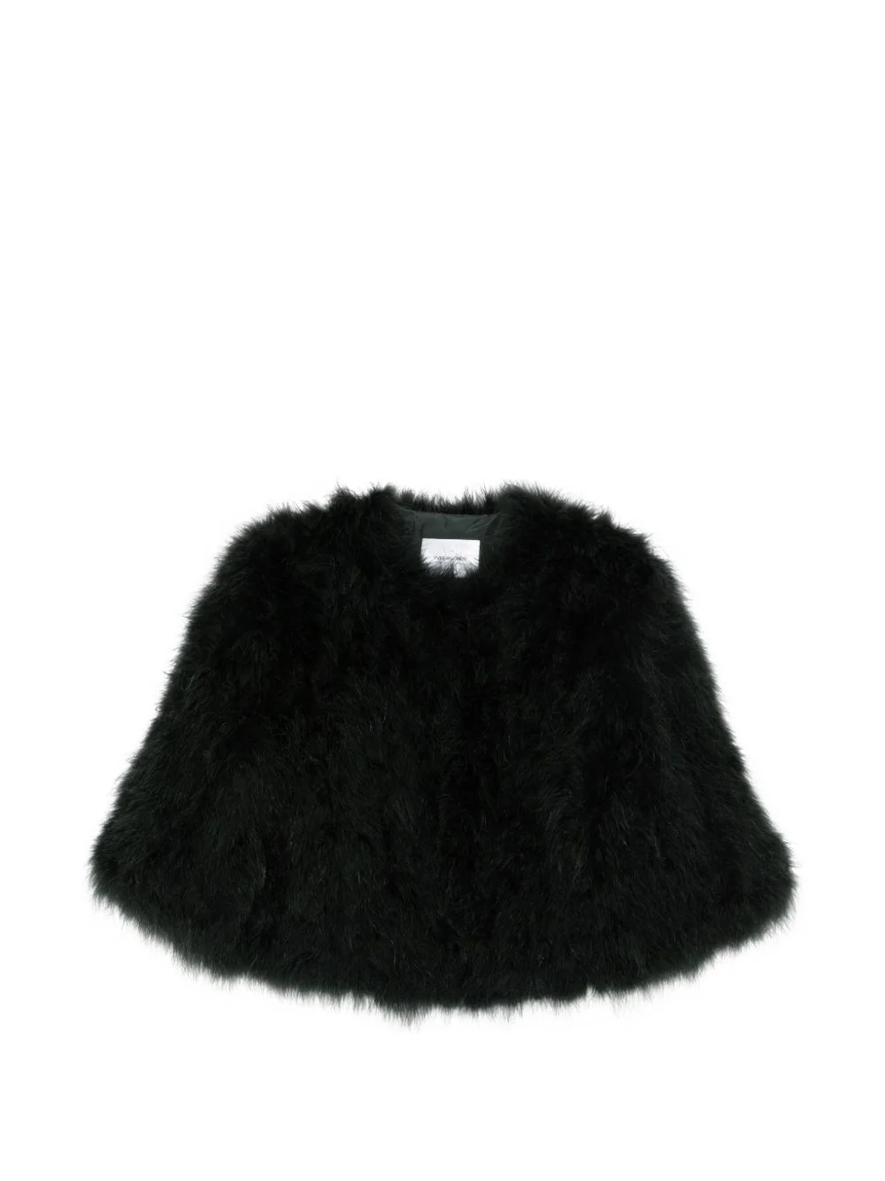 feather-embellished jacket - 1