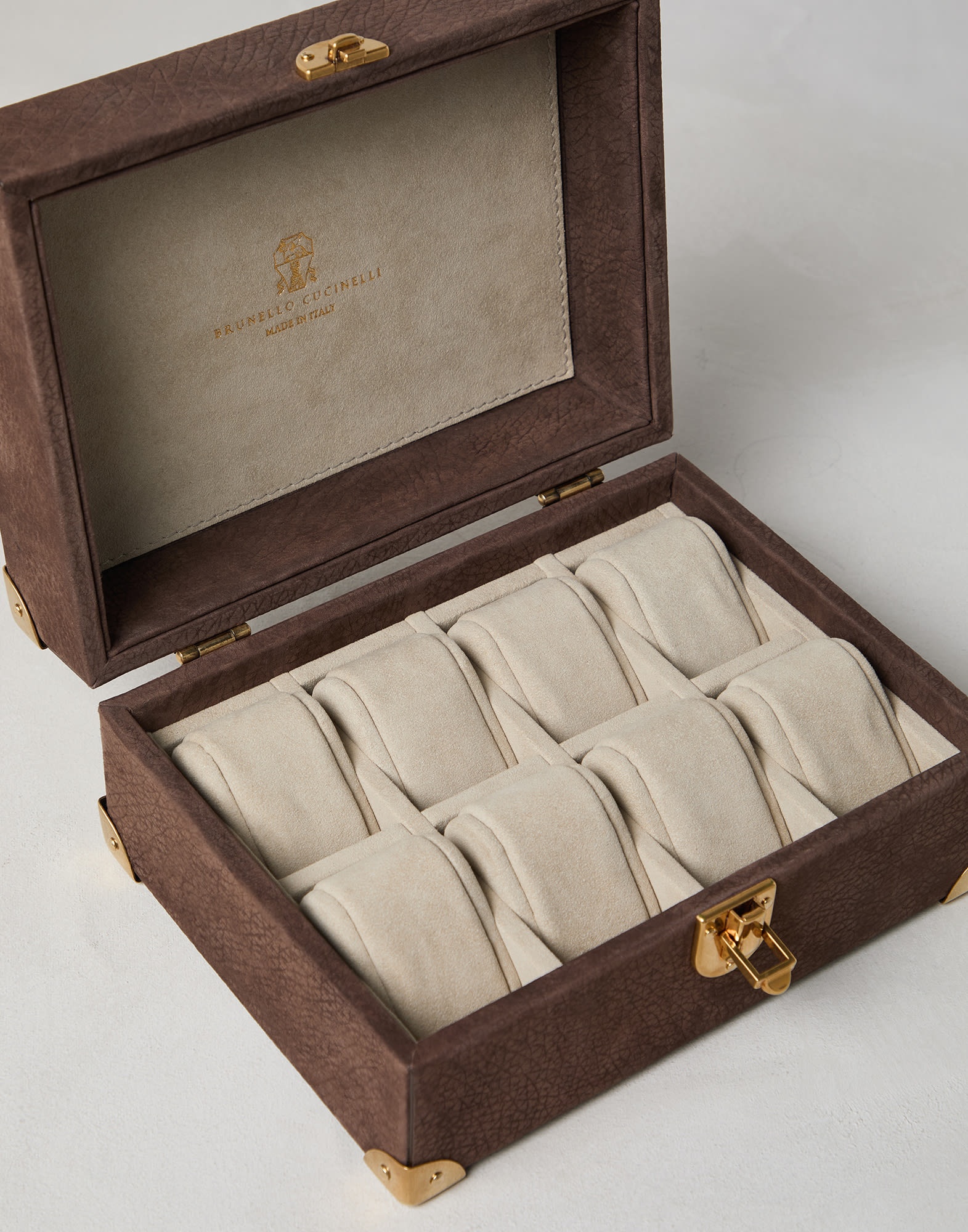 Nubuck watch box - 3