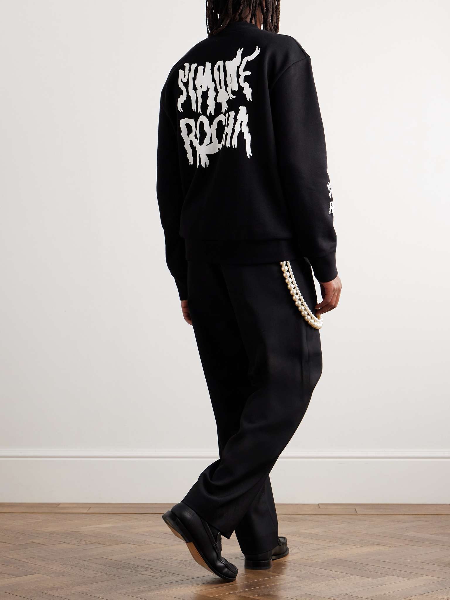 Logo-Print Cotton-Blend Jersey Sweatshirt - 2
