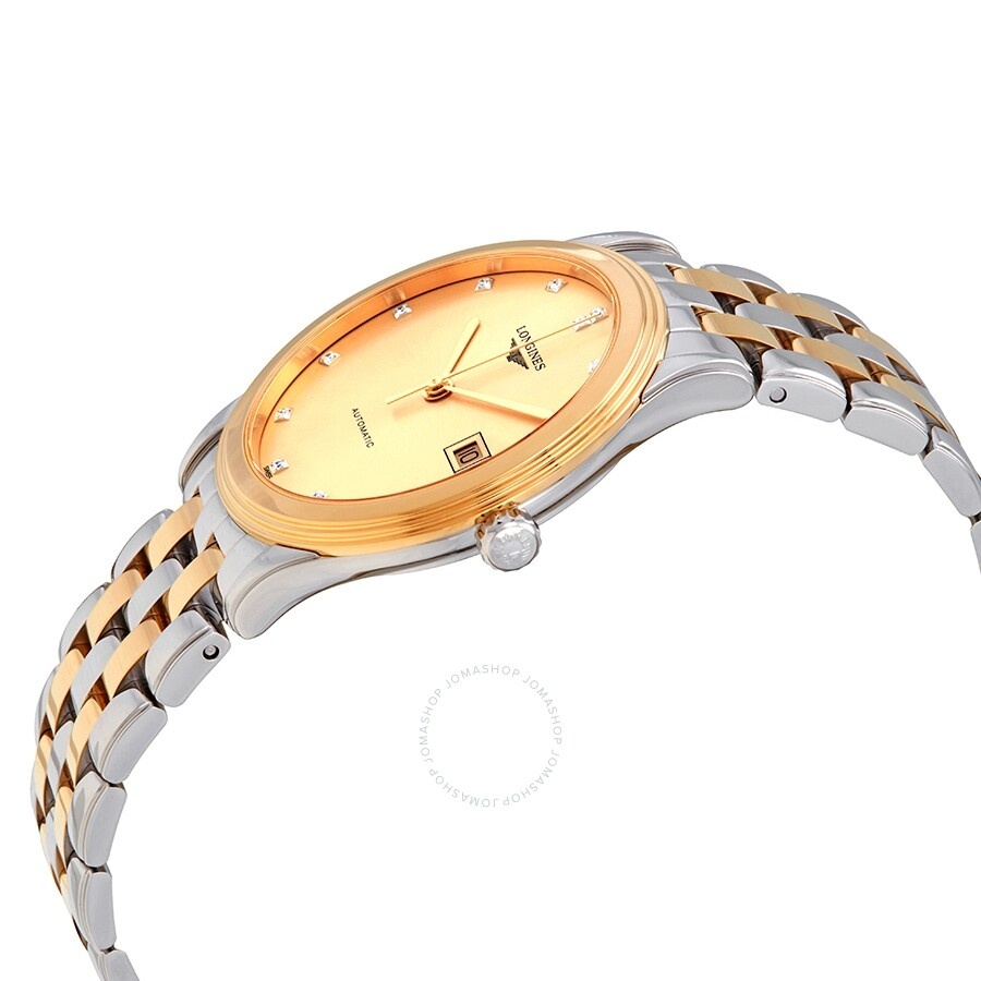 Longines Flagship Champagne Diamond Dial Men's Watch L4.974.3.37.7 - 2