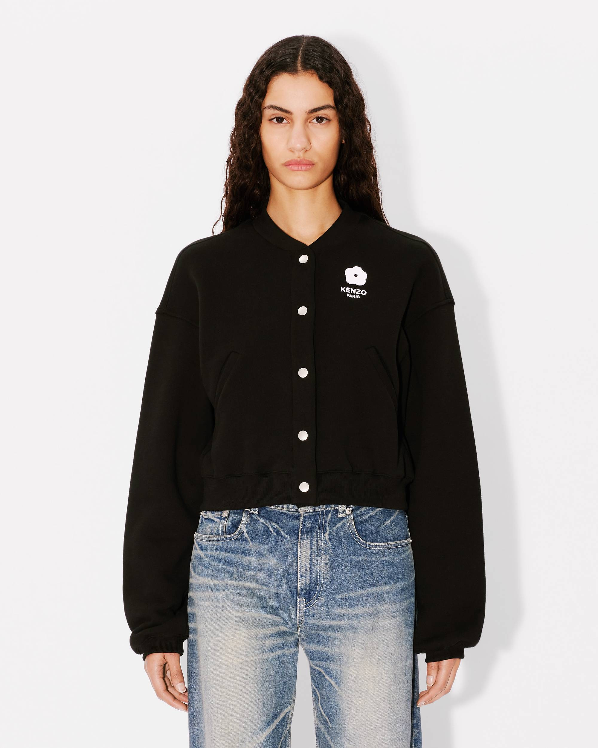 'Boke Flower 2.0' boxy teddy jacket - 4