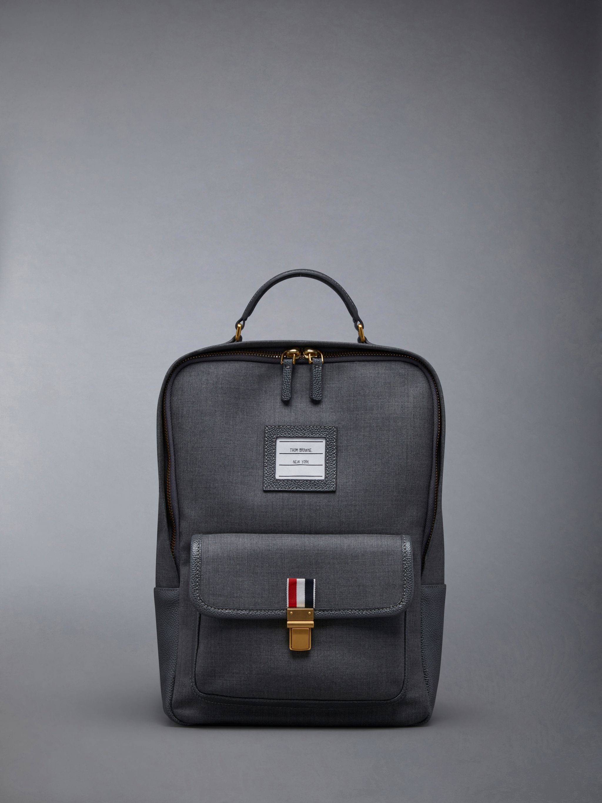 Super 120's Twill Front Pocket School Backpack - 1