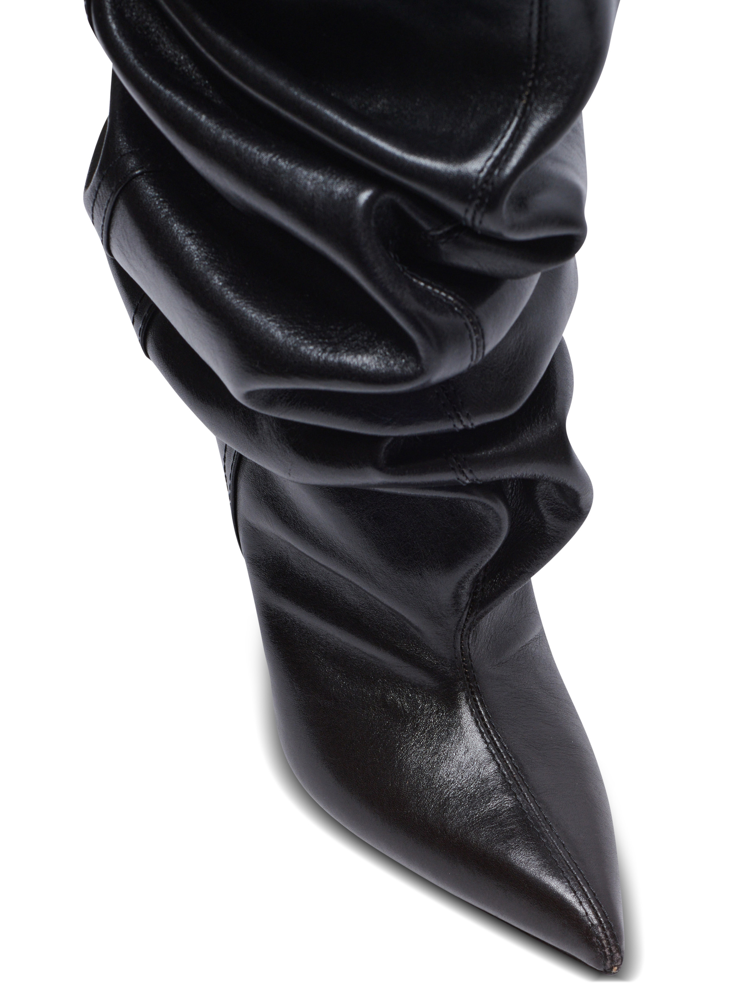 Wedge thigh-high boots - 4