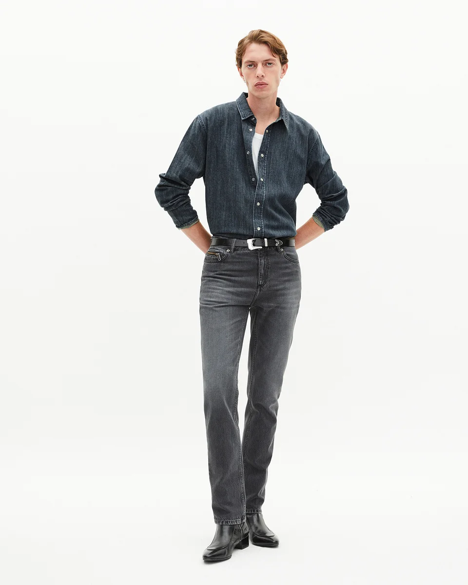BLUE DENIM SHIRT - 1