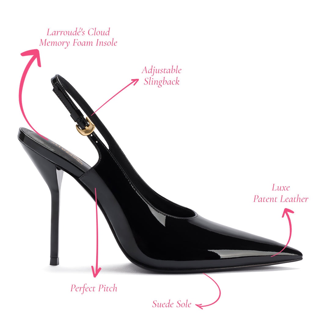 LARROUDÉ X ALTUZARRA PUMP IN BLACK PATENT LEATHER - 5