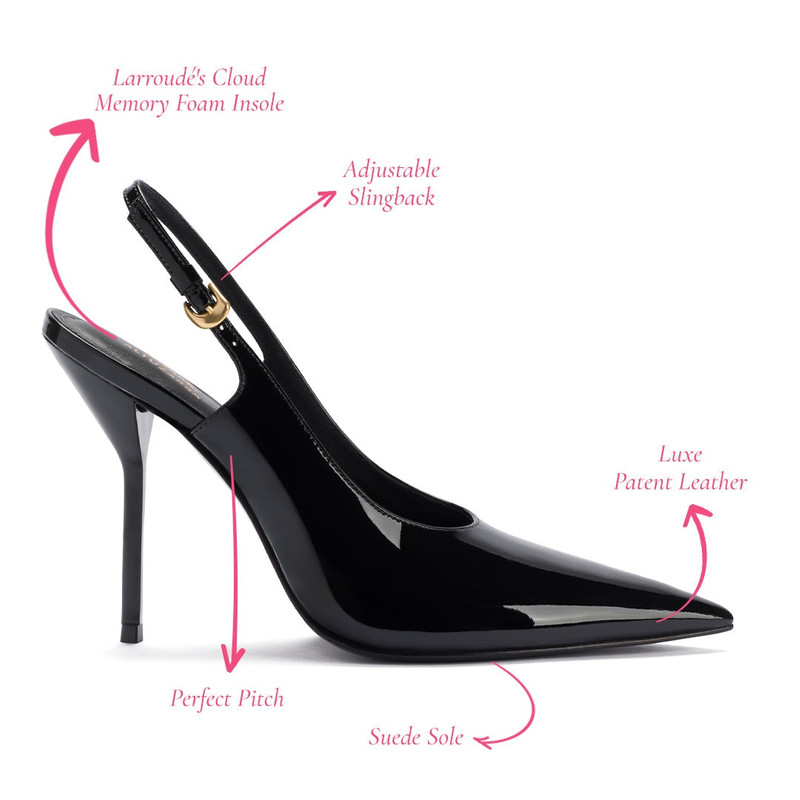 LARROUDÉ X ALTUZARRA PUMP IN BLACK PATENT LEATHER 5