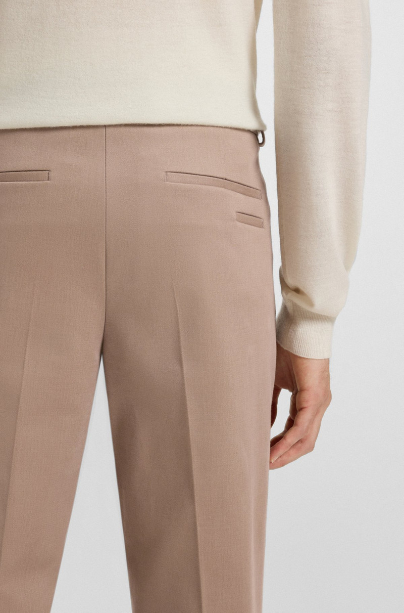 SLIM-FIT TROUSERS IN COTTON, CASHMERE AND STRETCH 5