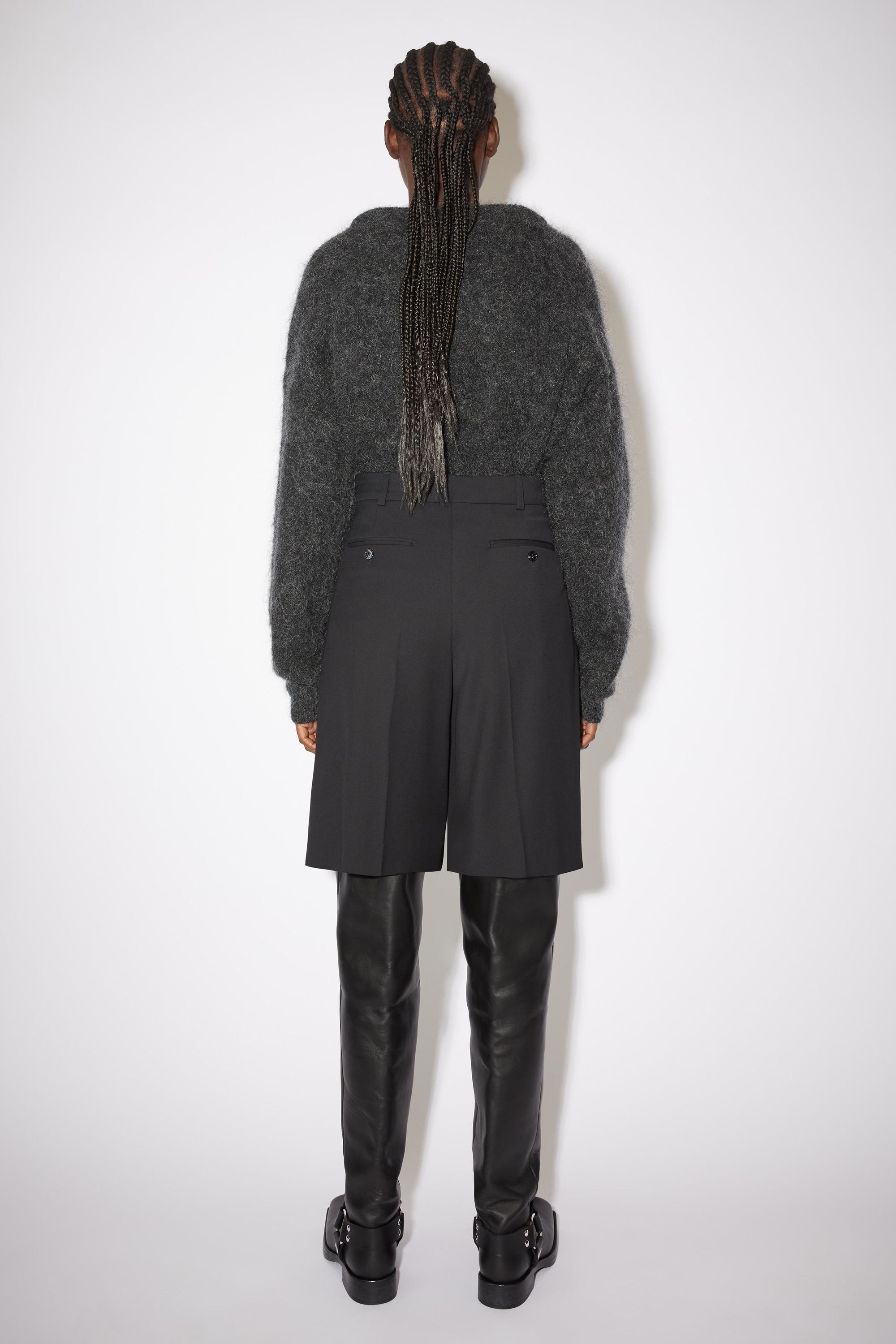 Tailored shorts - Black - 3