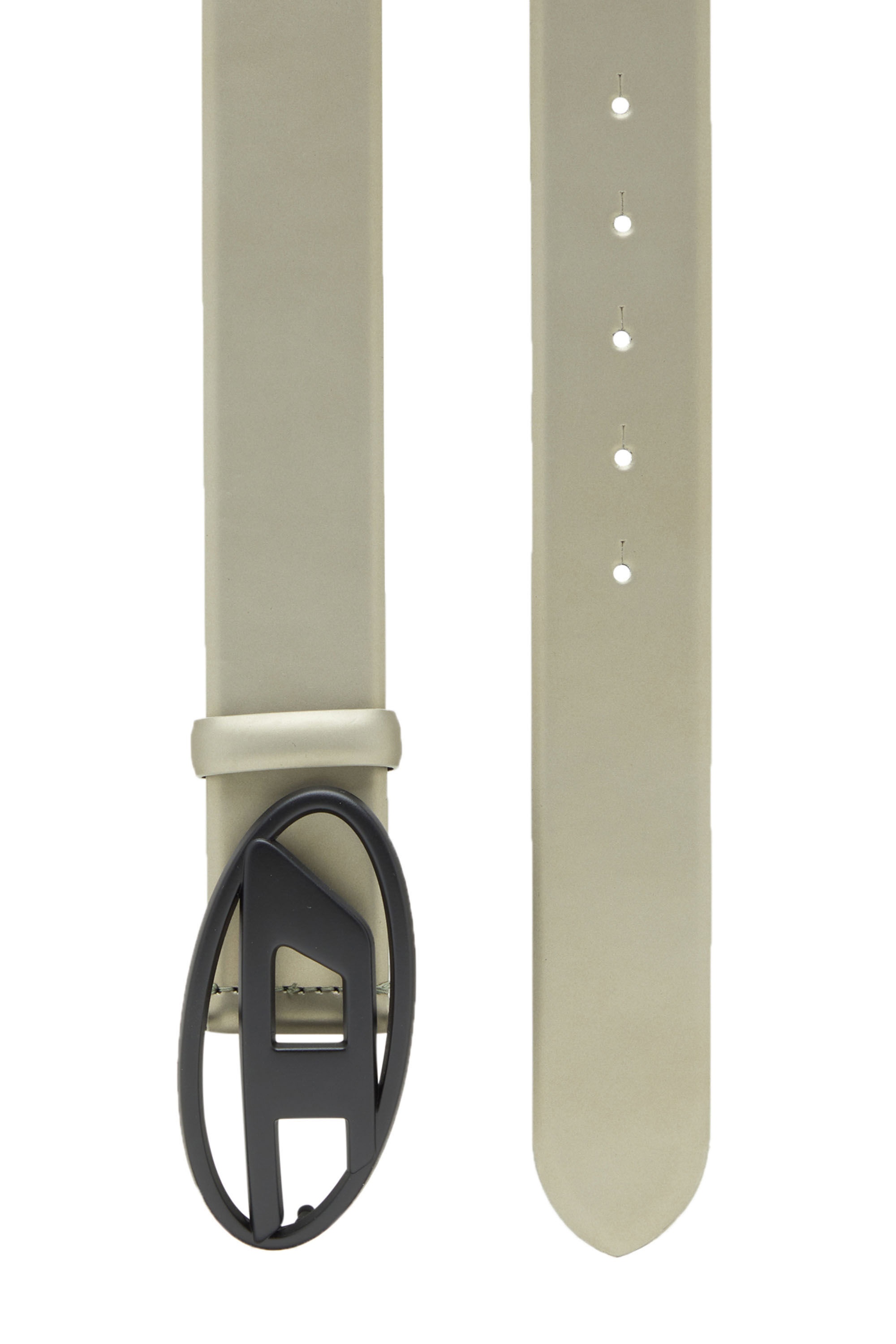 【DIESEL】B-1dr W Diesel B-1dr W Belt Black in Leather with Silver-tone - US
