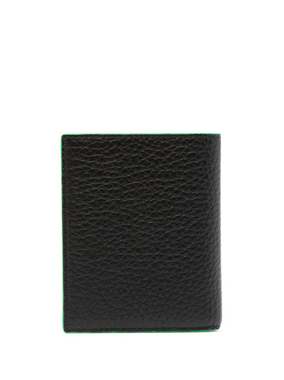 Mulberry grained leather trifold wallet outlook