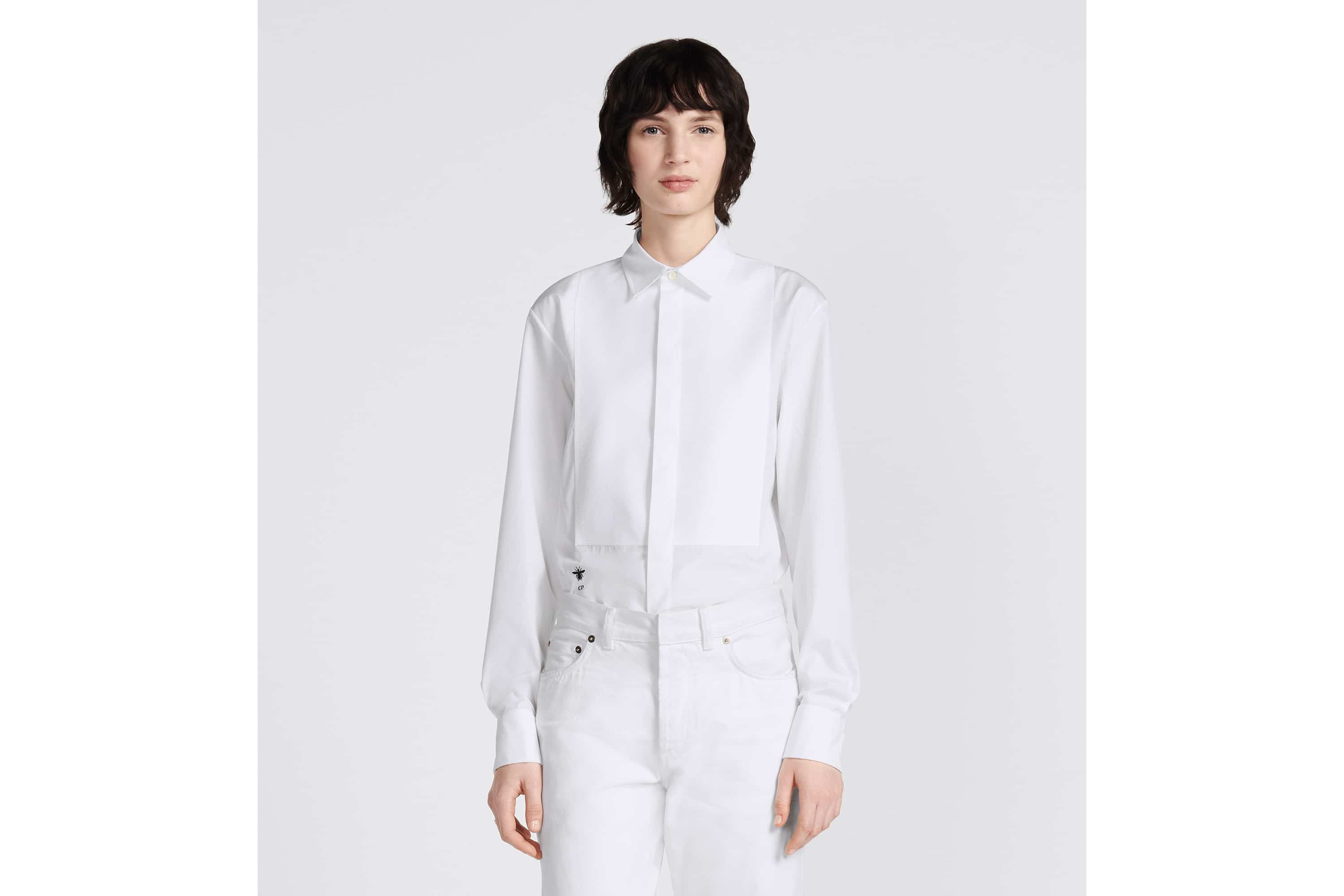 Blouse with Plastron - 4