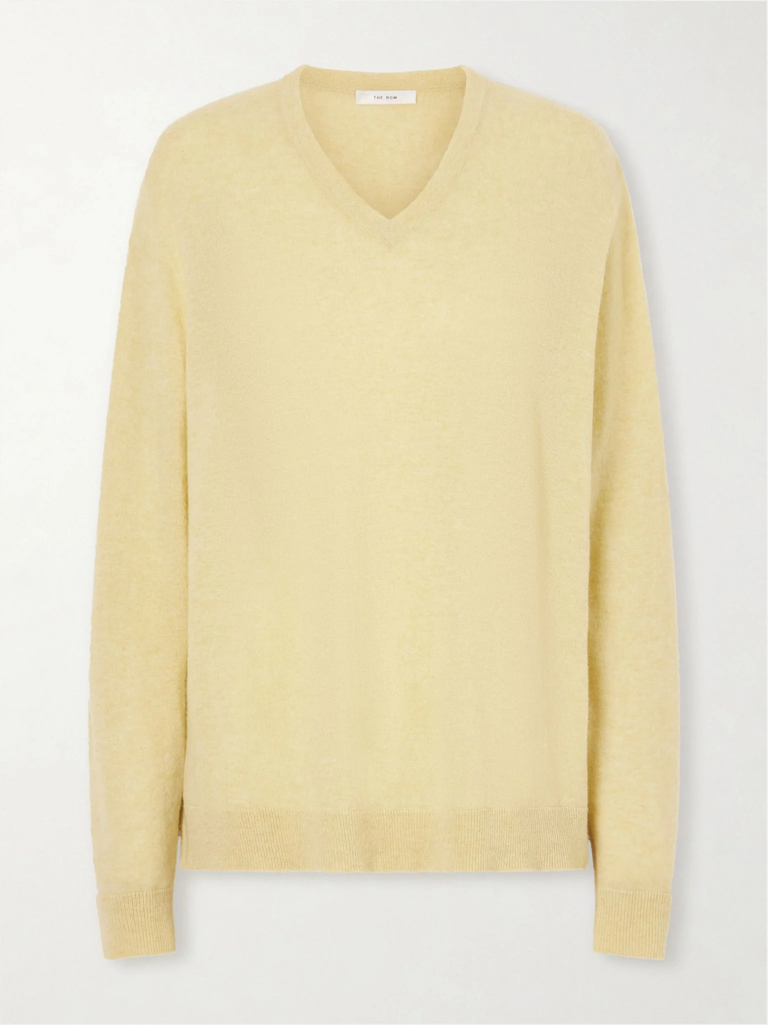 Nian cashmere sweater Pastel yellow - 1