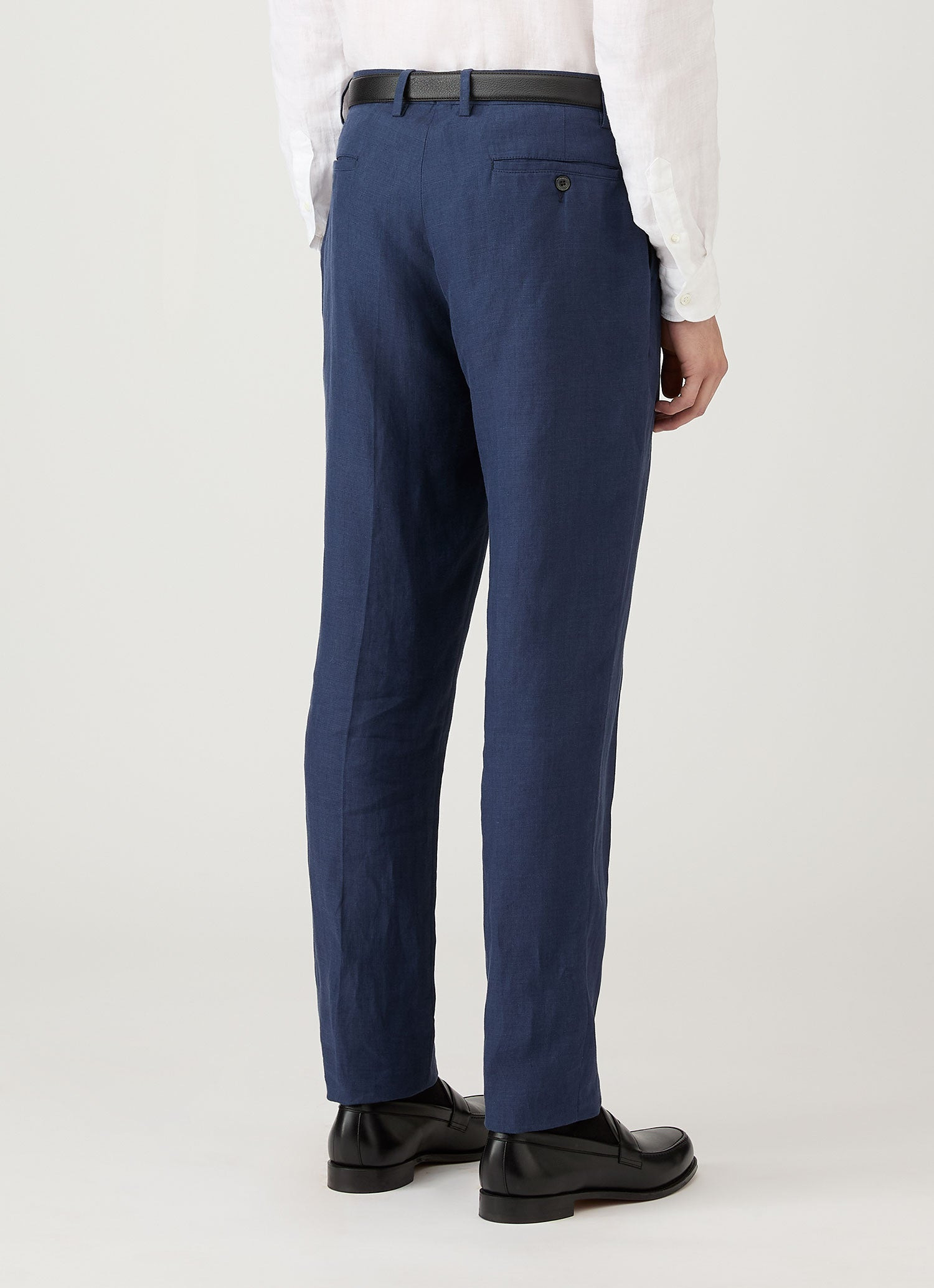 Pleated Linen Trouser - 5