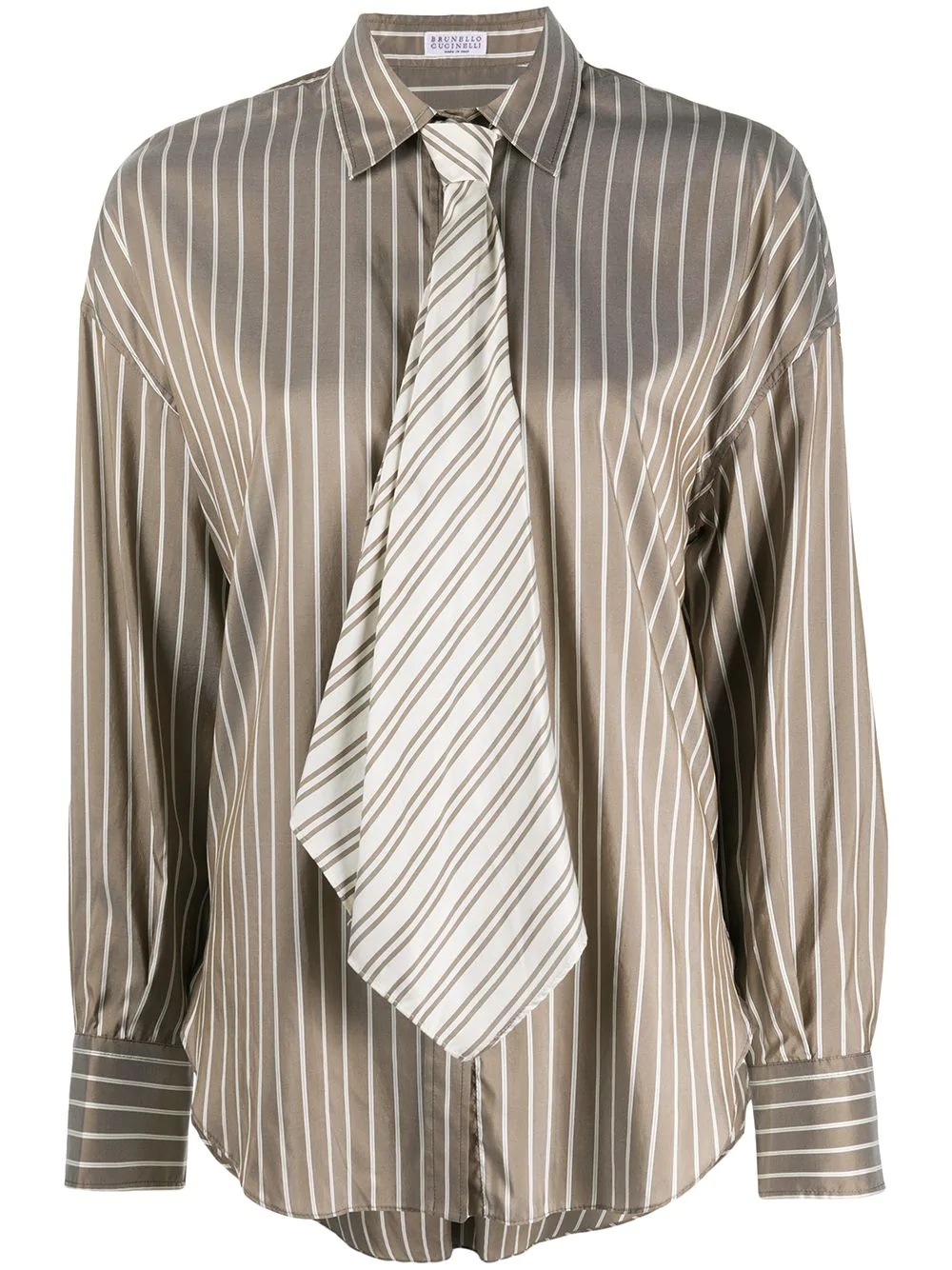 tie-effect shirt - 1