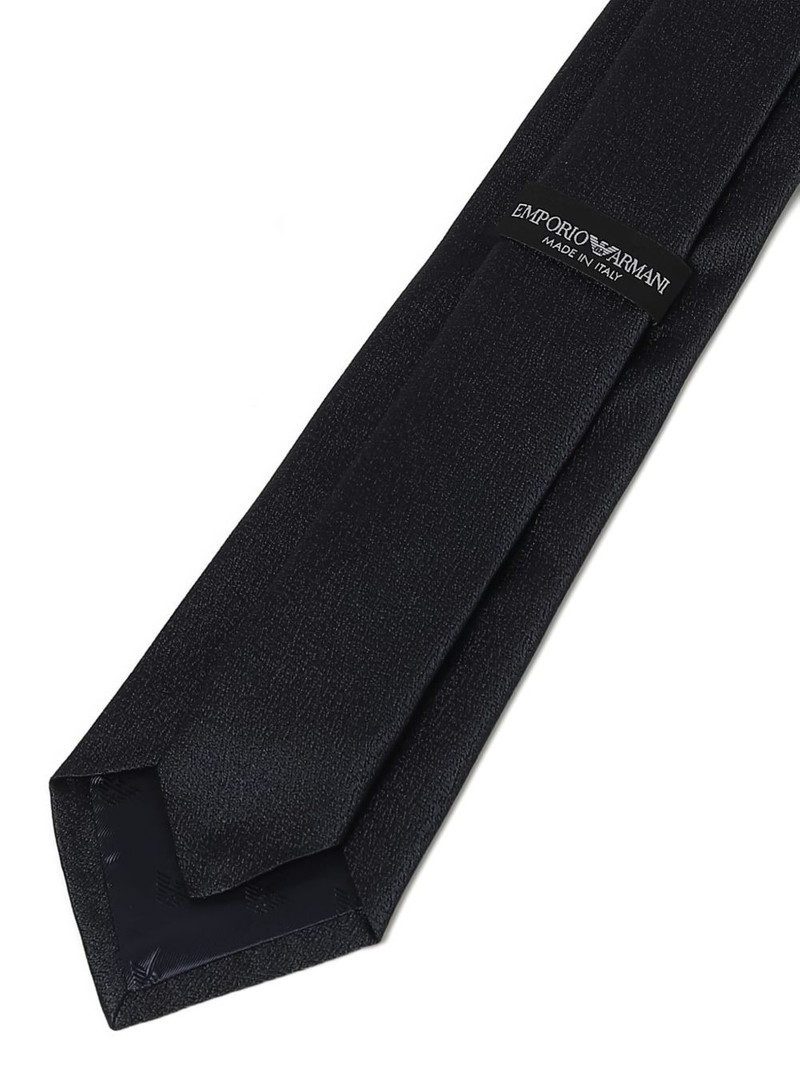 EMPORIO ARMANI textured silk tie outlook