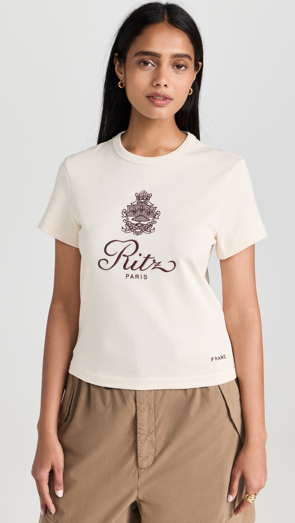 FRAME x Ritz Paris Shrunken Tee - 6