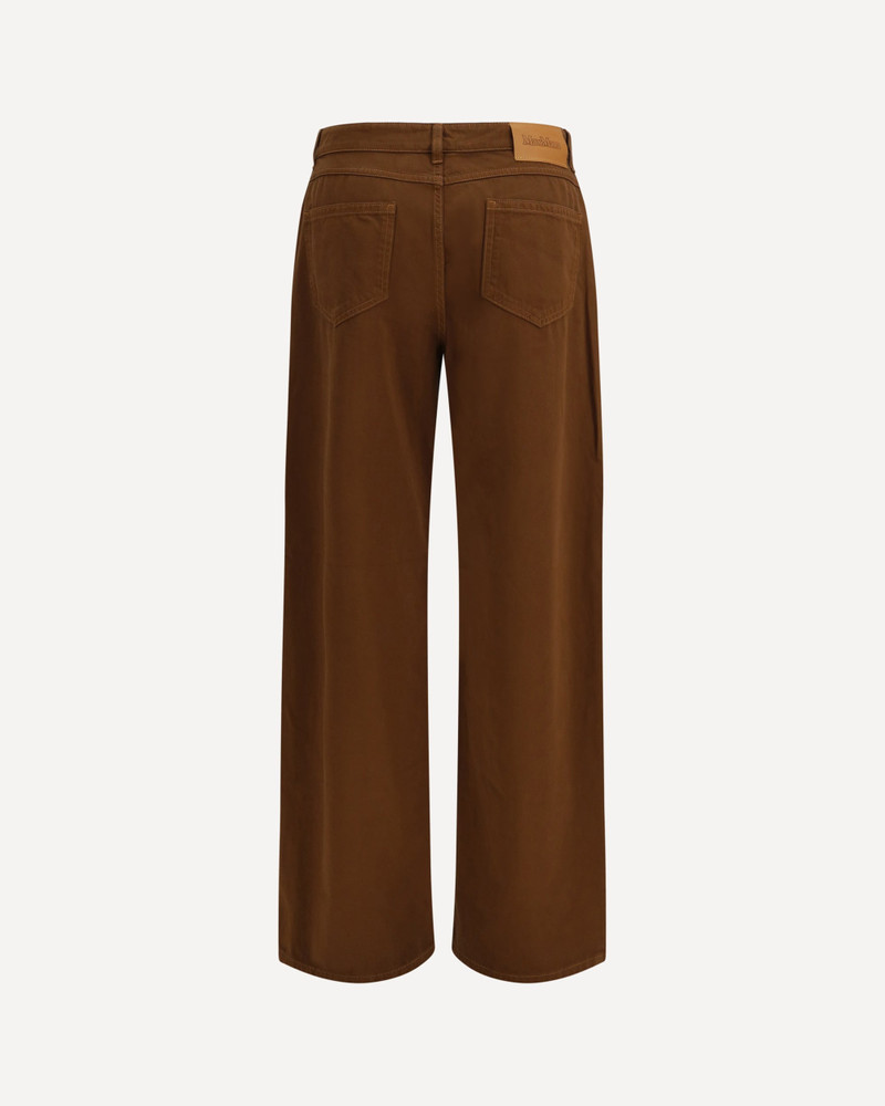 Max Mara Studio Baggy Pants in pure cotton satin outlook