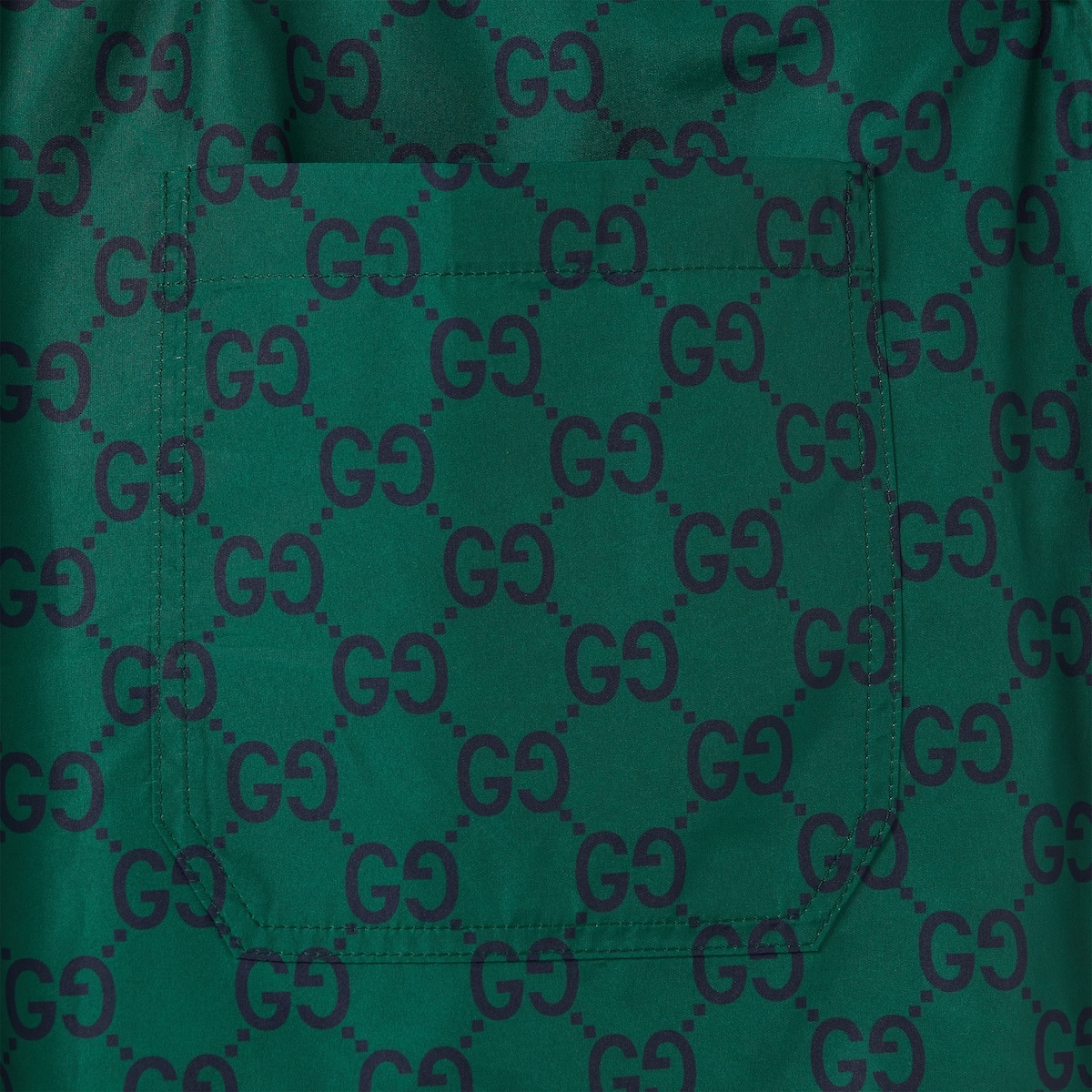 GG print nylon swim short - 6