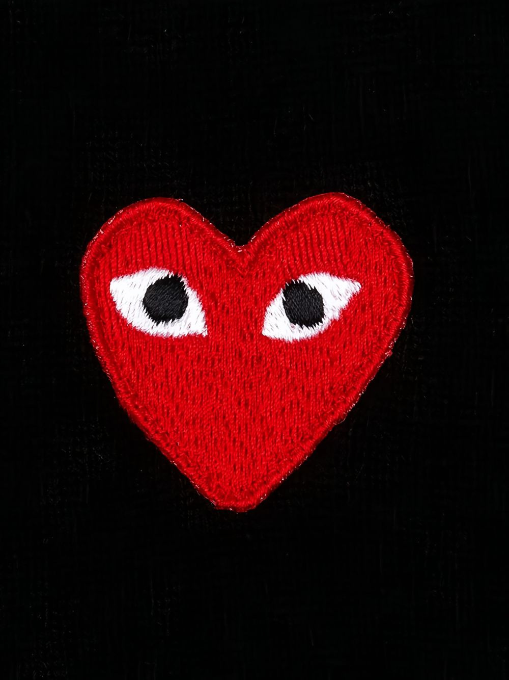 heart-patch crew-neck sweater - 3