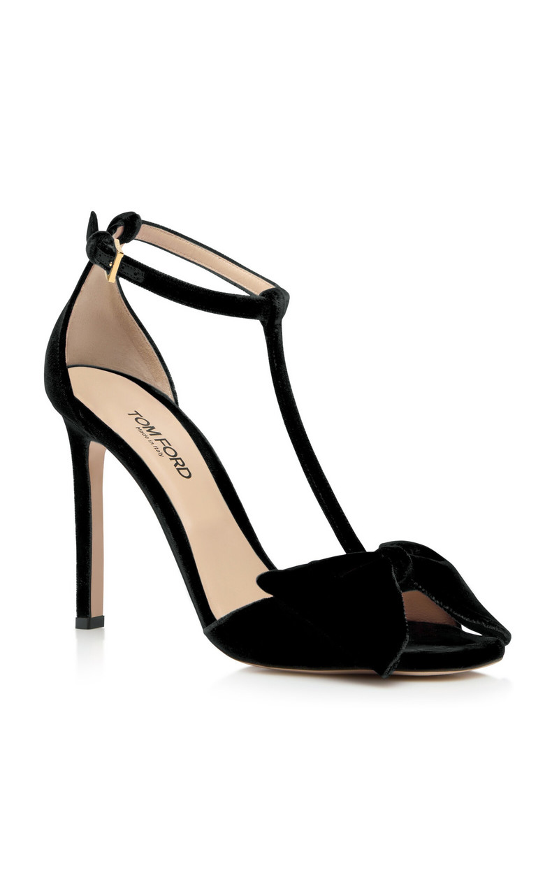 TOM FORD Brigitte Heeled Sandals black outlook