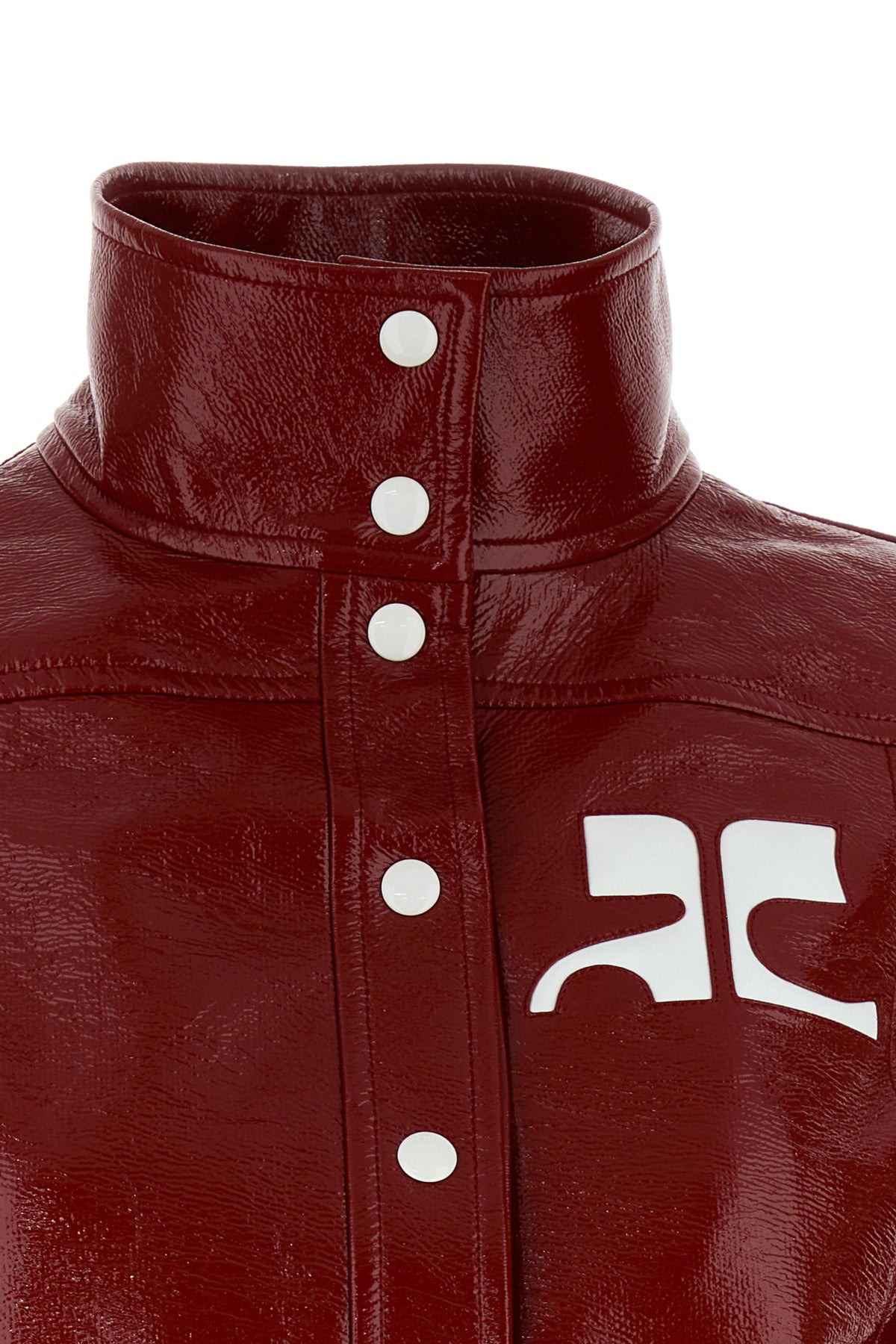Red vinyl jacket - 3