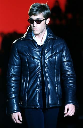 Gucci Fall 1998 Tom Ford Lambskin Leather Quilted Down Puffer Jacket 40 - 4
