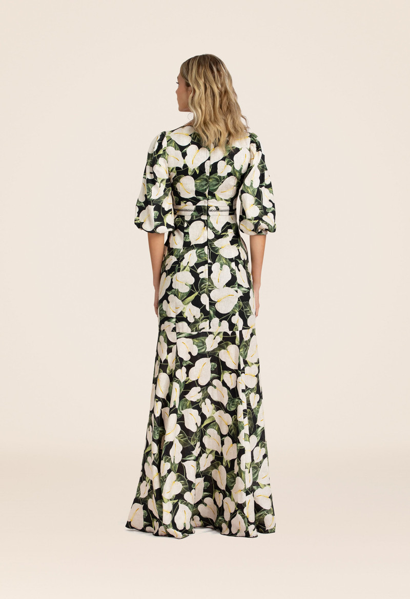 Clavel Anturios Black Maxi Dress 5