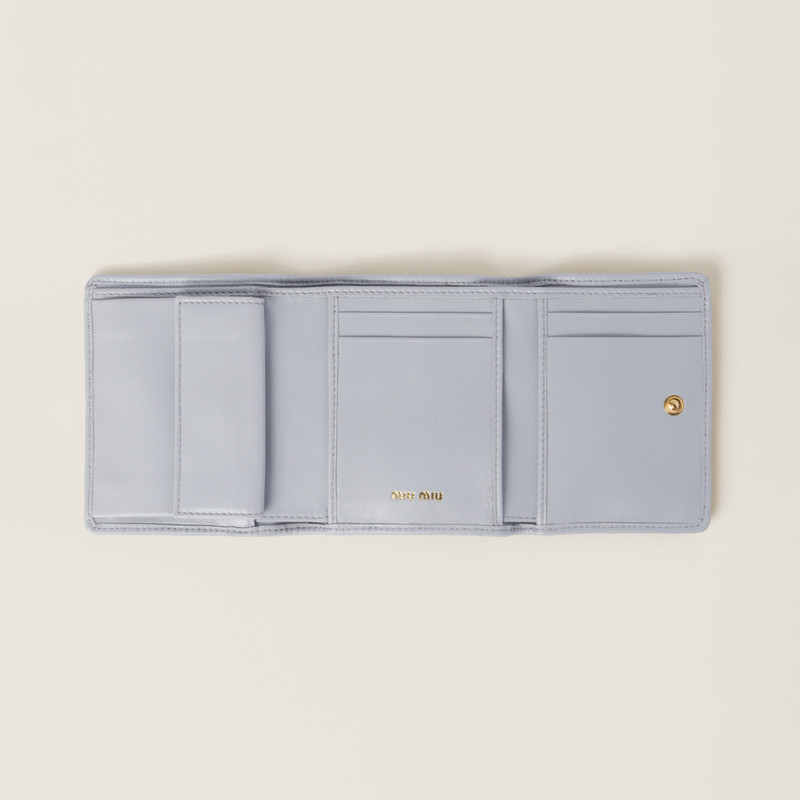 Miu Miu Small matelassé nappa leather wallet outlook