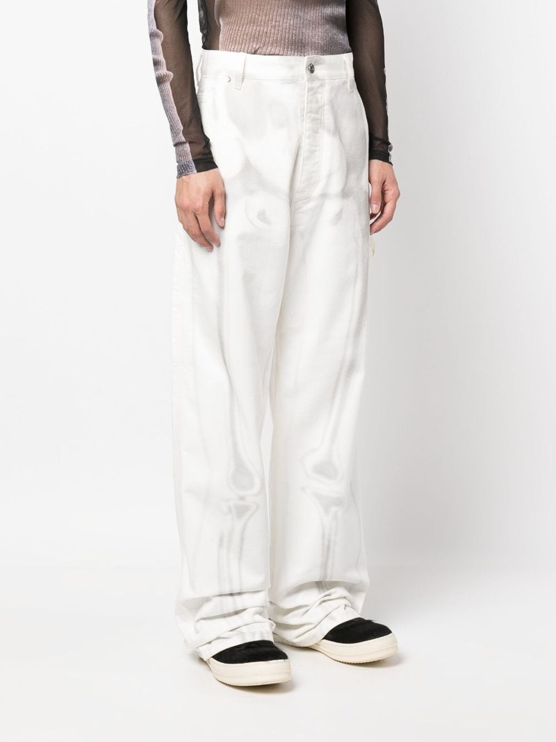Body Scan-print wide-leg jeans 3