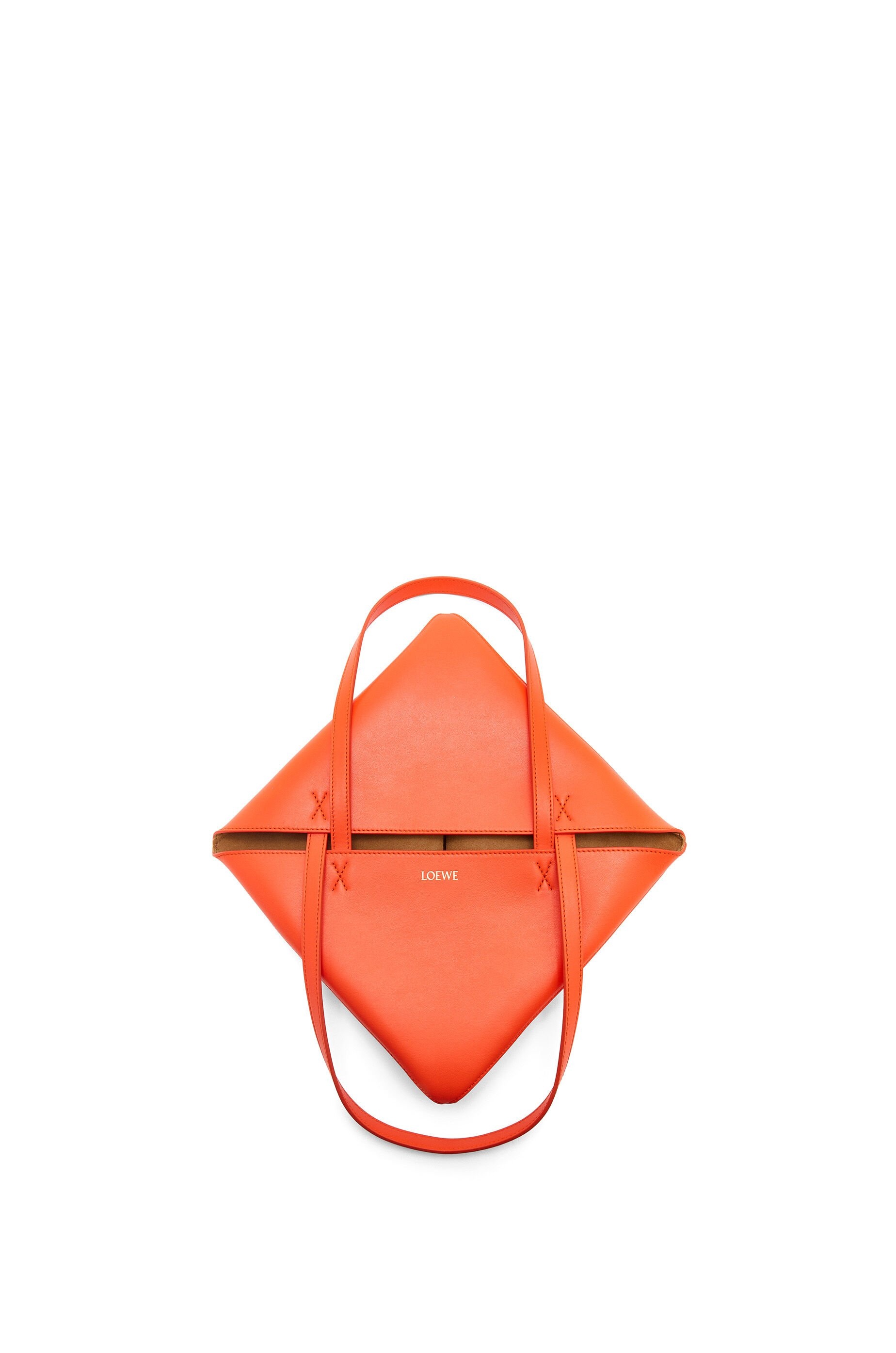 Puzzle Fold Tote in shiny calfskin - 7