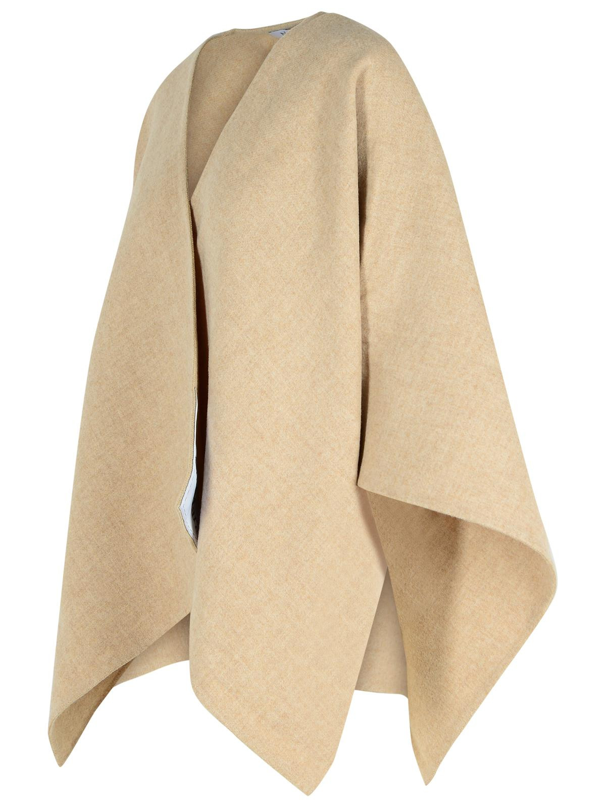 Max Mara 'Serra' Alpaca Sand Blend Shawl Women - 2