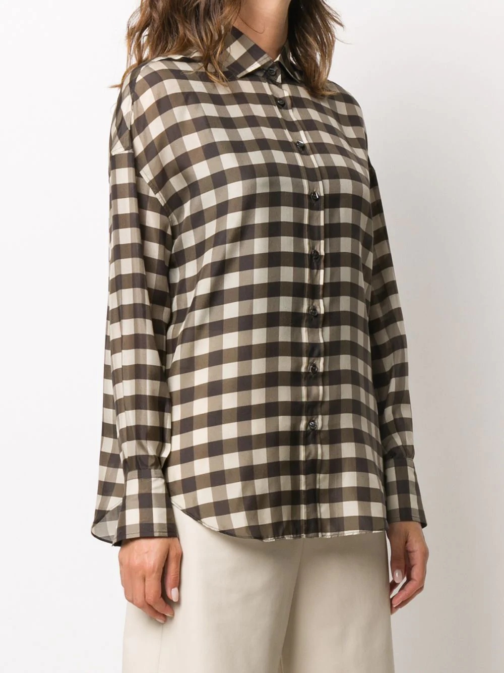 gingham check shirt - 3